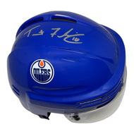Trent Frederic Signed Edmonton Oilers Royal Mini Helmet