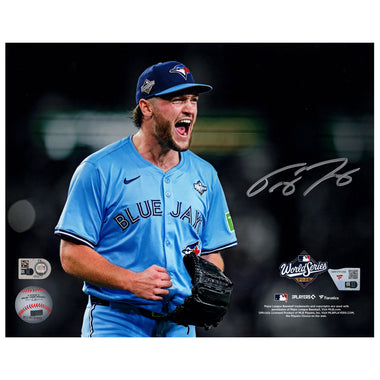 Trey Yesavage Signed Toronto Blue Jays 2025 World Series Game 5 Celebration 8x10 Photo