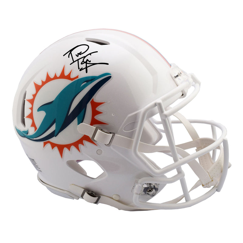 Tua Tagovailoa Signed Miami Dolphins Riddell Speed Authentic Helmet