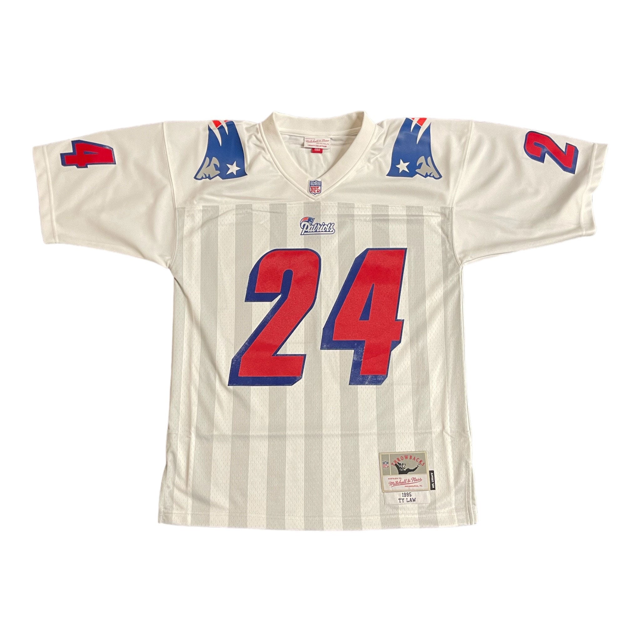 【Dead Stock】Mitchell&Ness × TRULY ユニフォーム Ty Law Mitchell & Ness New England Patriots Legacy Jersey 1995