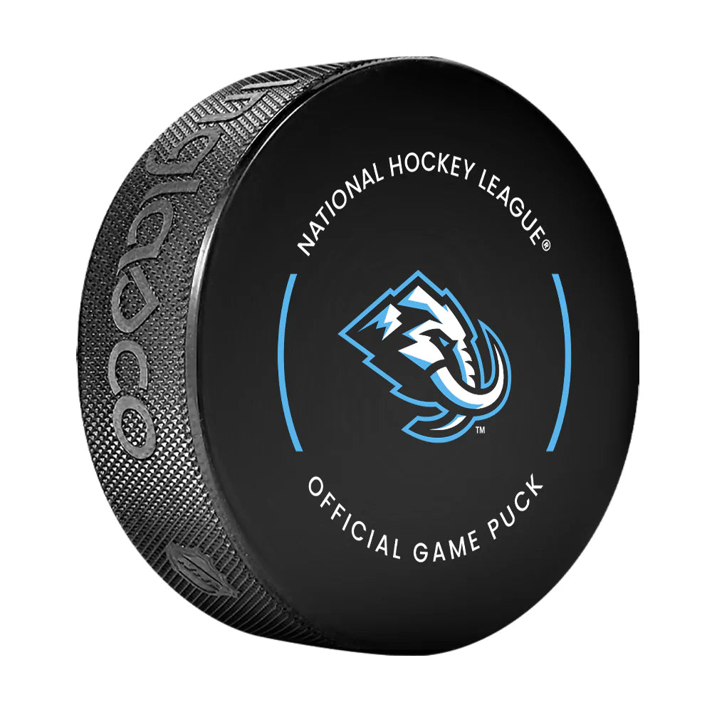 Utah Mammoth Official 2025-26 NHL Game Design Puck
