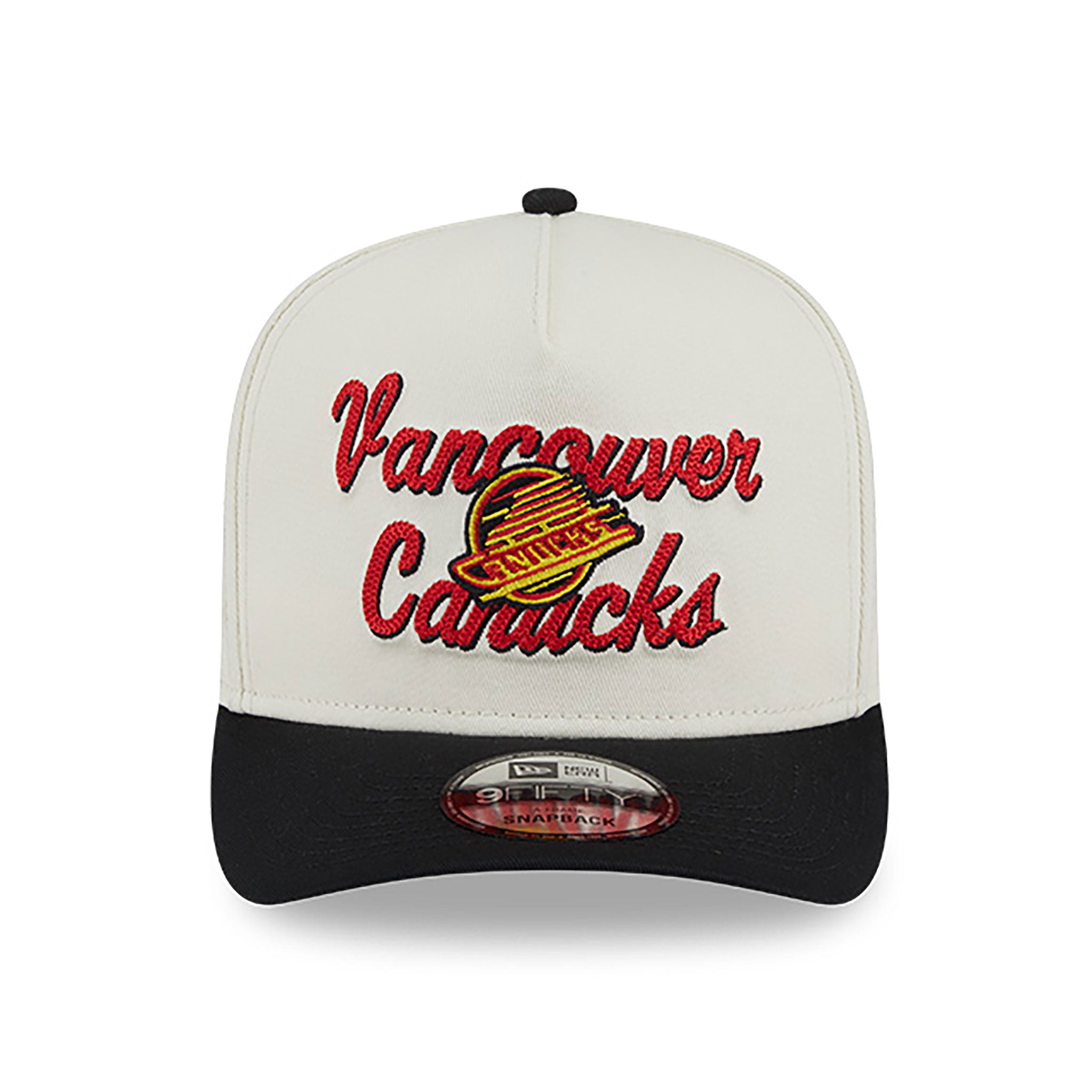 Vancouver Canucks New Era Chainstitch Snapback Hat - Two Tone
