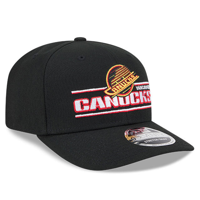 Vancouver Canucks New Era Stated 9SEVENTY Stretch Snapback Hat