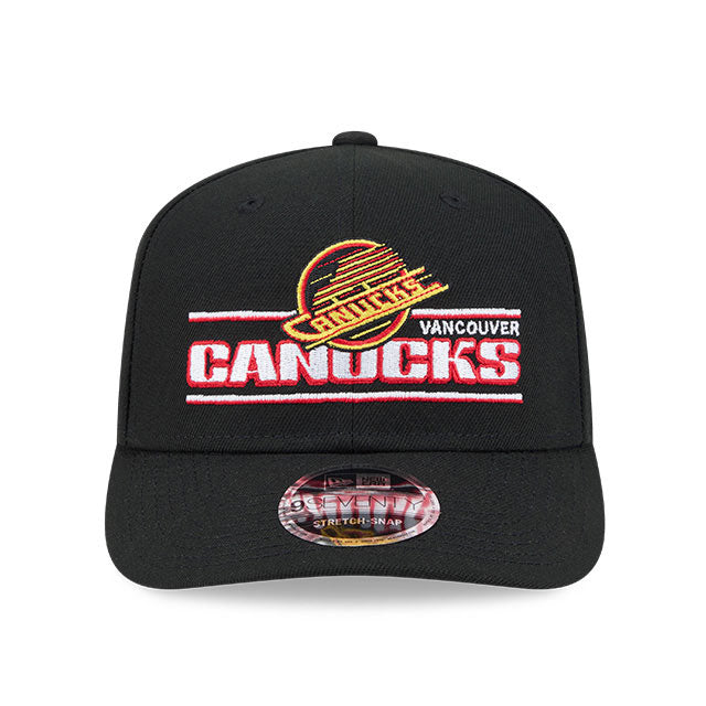 Vancouver Canucks New Era Stated 9SEVENTY Stretch Snapback Hat