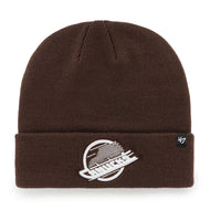 Vancouver Canucks '47 Dark Chocolate Raised Cuff Knit Toque