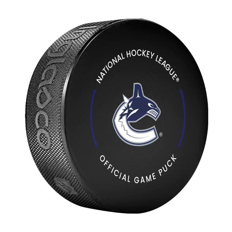 Vancouver Canucks Official 2022-23 NHL Game Puck