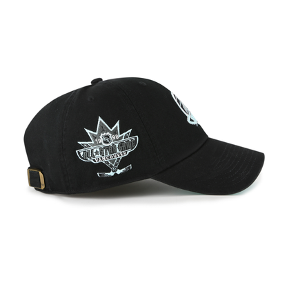 Vancouver Canucks Black Mint Double Under '47 Clean Up Hat