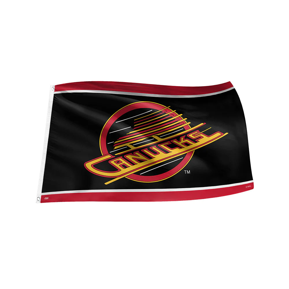 Vancouver Canucks Skate Logo Team Flag 3x5