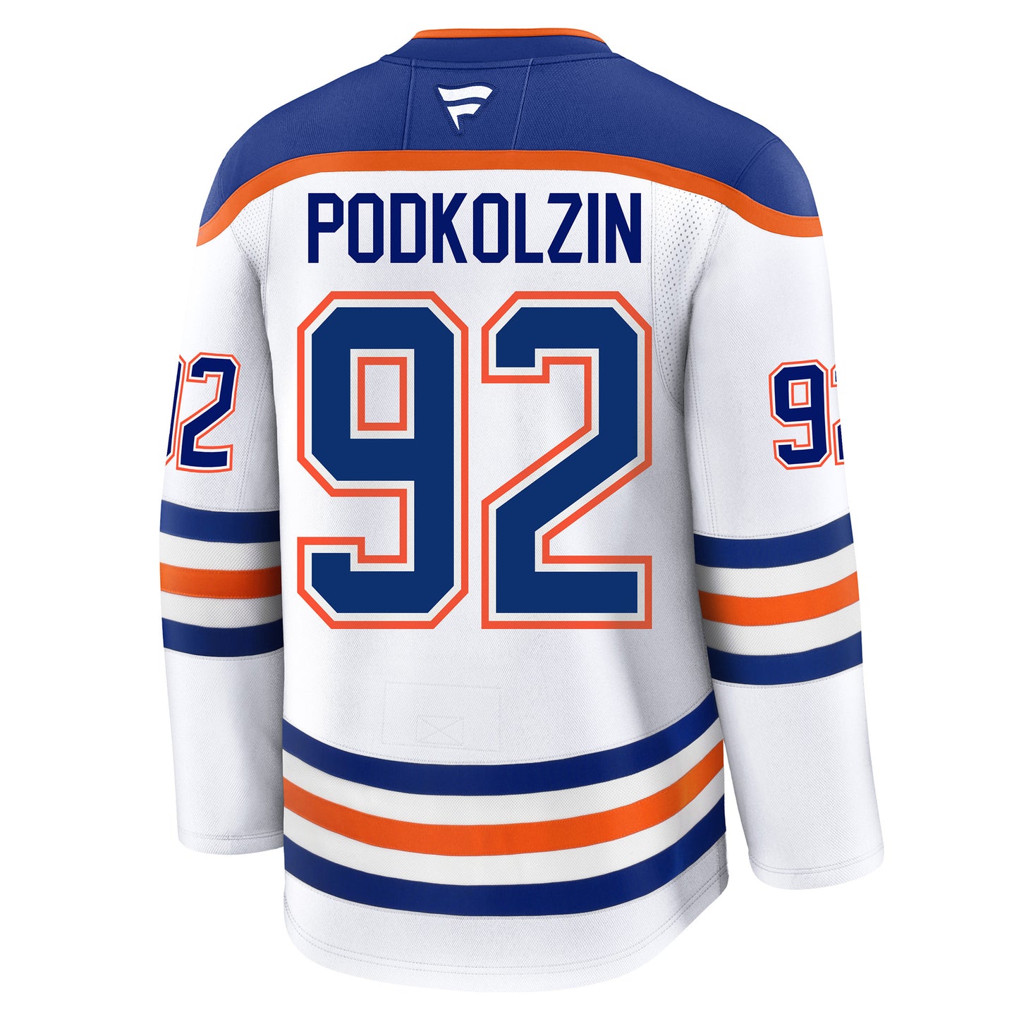 Vasily Podkolzin Edmonton Oilers Autographed Fanatics Road White Premium Jersey