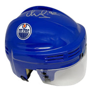 Vasily Podkolzin Signed Edmonton Oilers Royal Mini Helmet