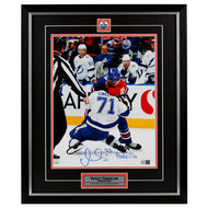 Vasily Podkolzin Signed & Inscribed "Podzilla" Edmonton Oilers Fighting 11x14 Framed Photo