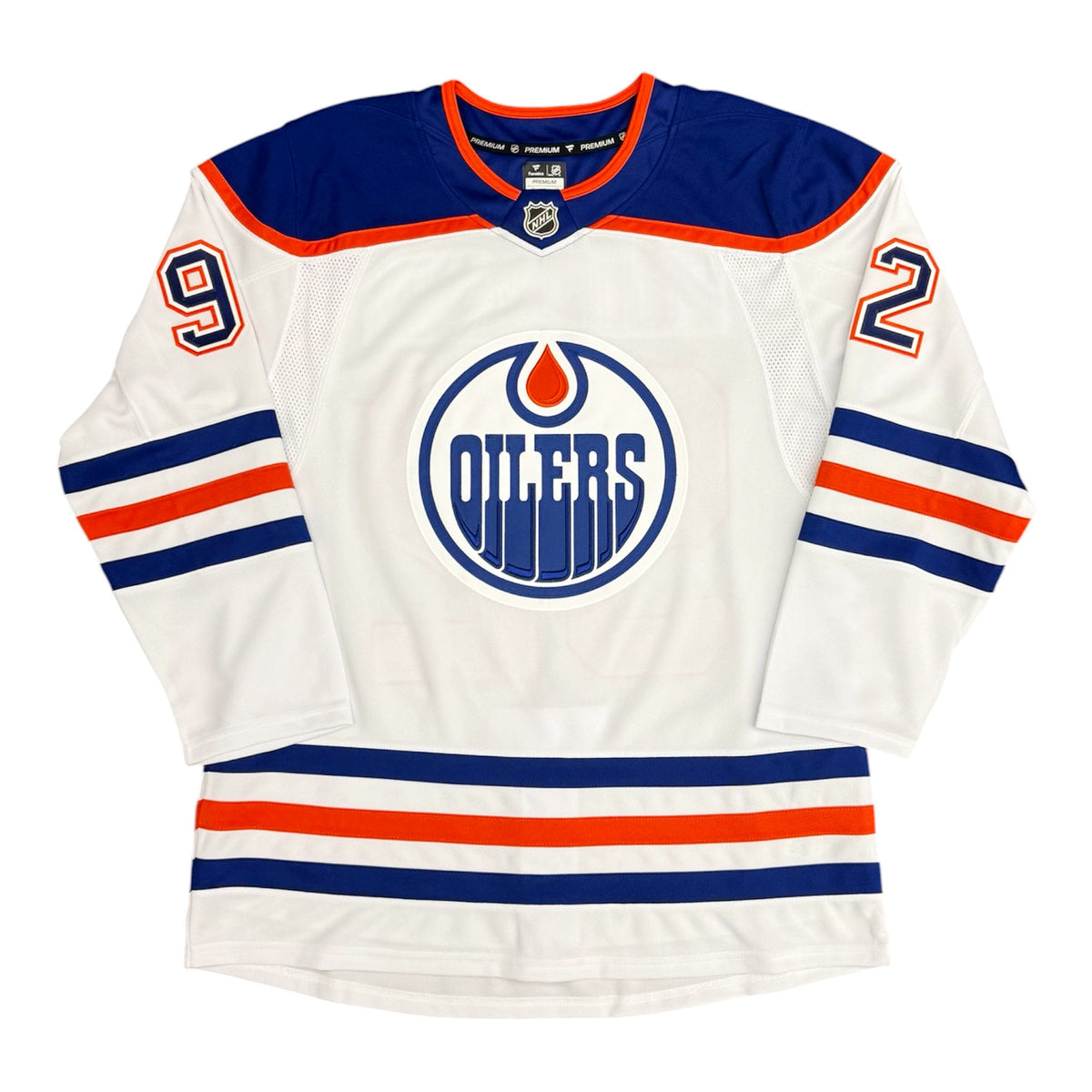 Vasily Podkolzin Signed "Podzilla" Edmonton Oilers White Fanatics Premium Jersey