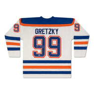 Wayne Gretzky Edmonton Oilers Autographed Home White Throwback Jersey