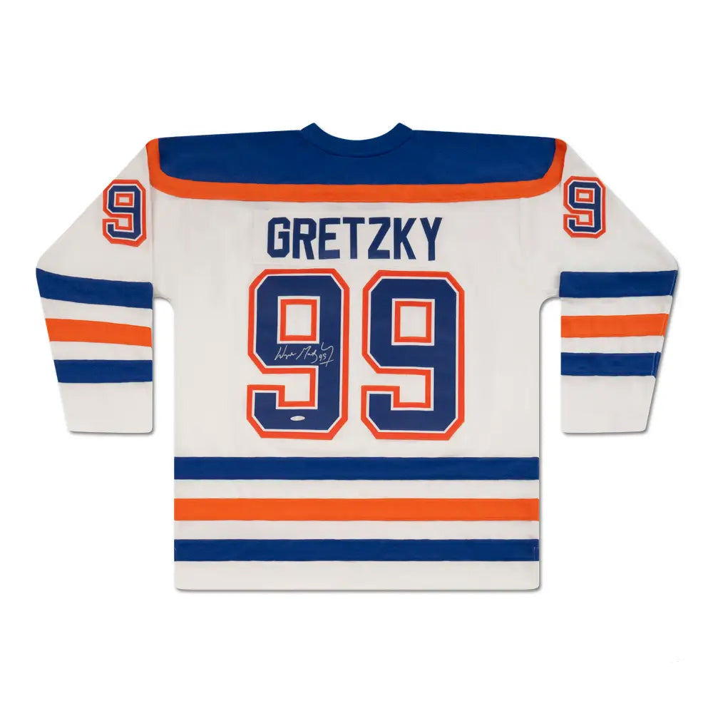 Wayne Gretzky Edmonton Oilers Autographed Home White Throwback Jersey