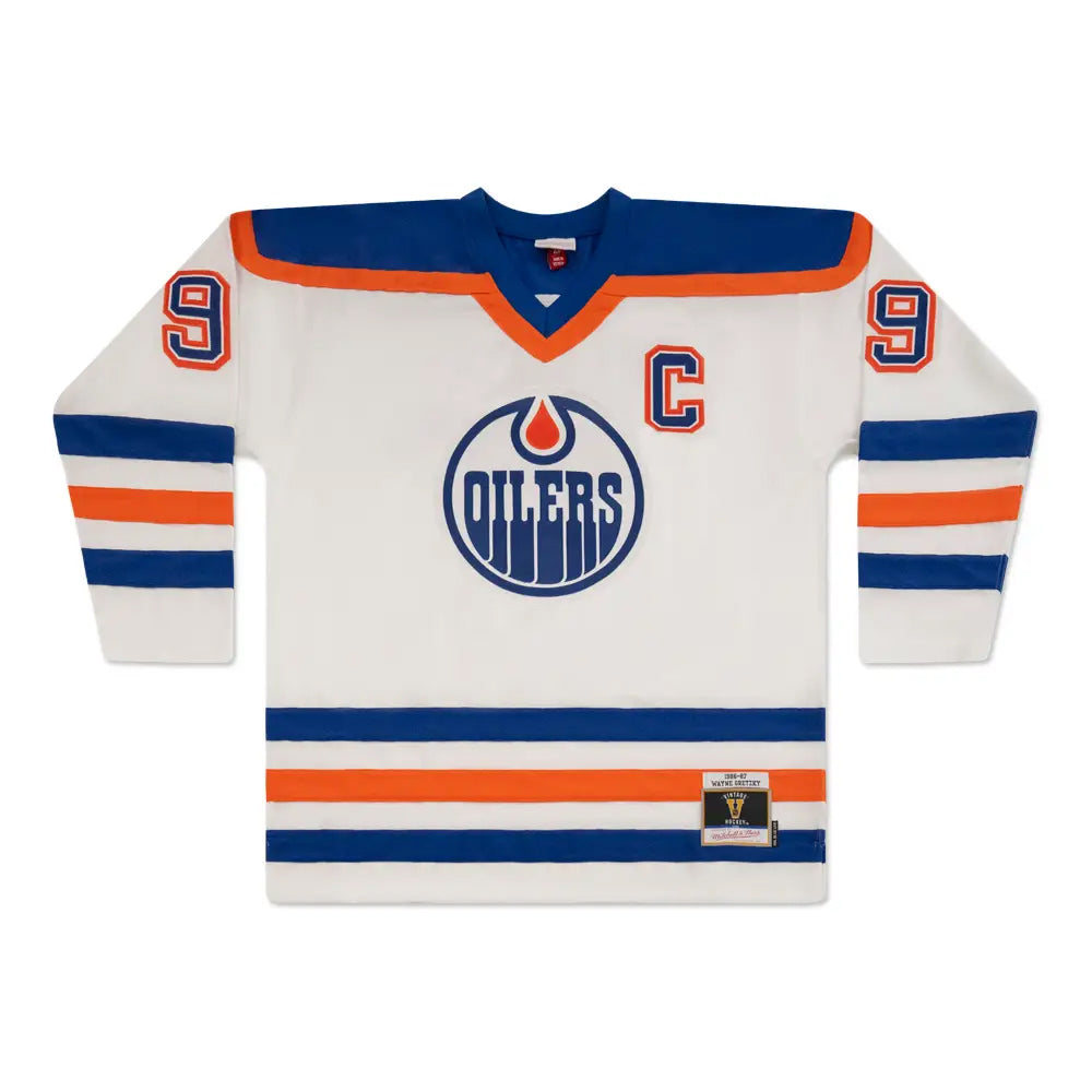 Wayne Gretzky Edmonton Oilers Autographed Home White Throwback Jersey