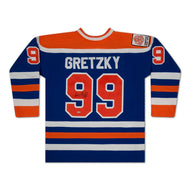 Wayne Gretzky Edmonton Oilers Autographed Rookie Season Throwback Jersey