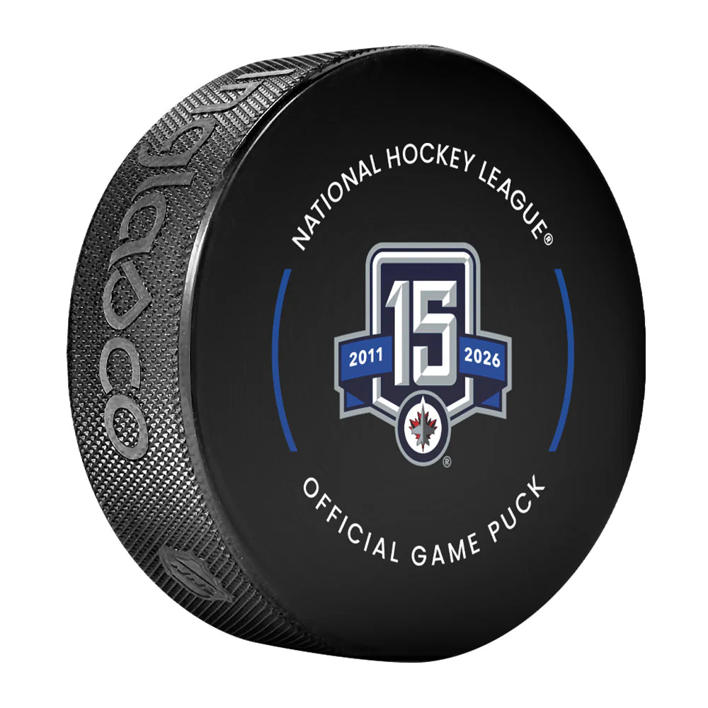 Winnipeg Jets Official 2025-26 NHL Game Design Puck