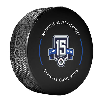 Winnipeg Jets Official 2025-26 NHL Game Design Puck