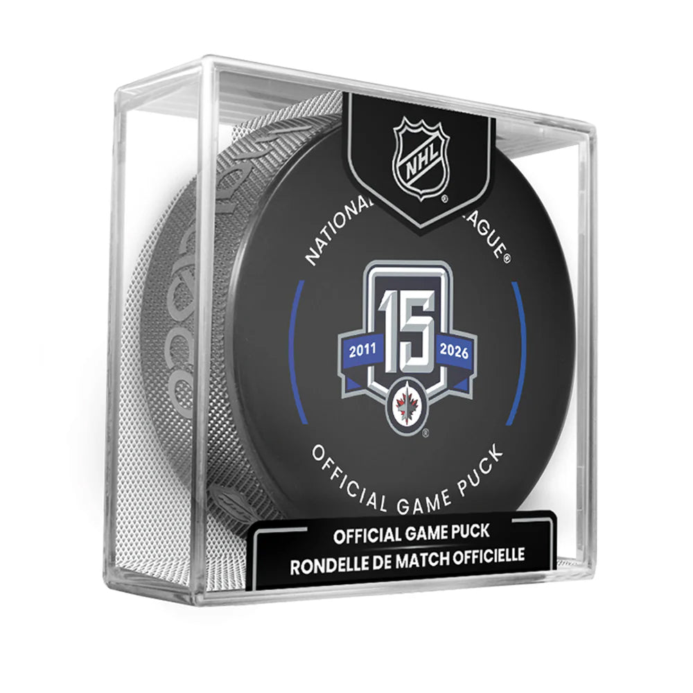 Winnipeg Jets Official 2025-26 NHL Game Design Puck