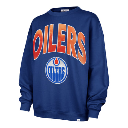Edmonton Oilers Women's Extra Time '47 Oversized Crew Sweatshirt