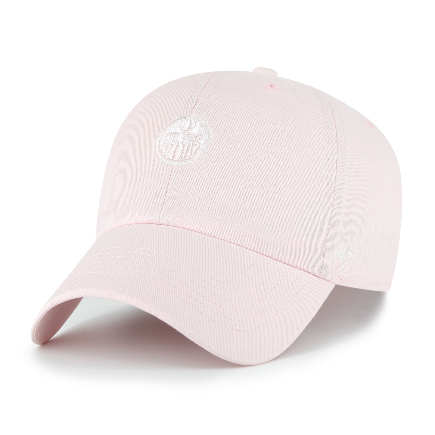Women's Edmonton Oilers '47 Clean Up Hat – Gelato Digital Pink Adjustable Dad Hat