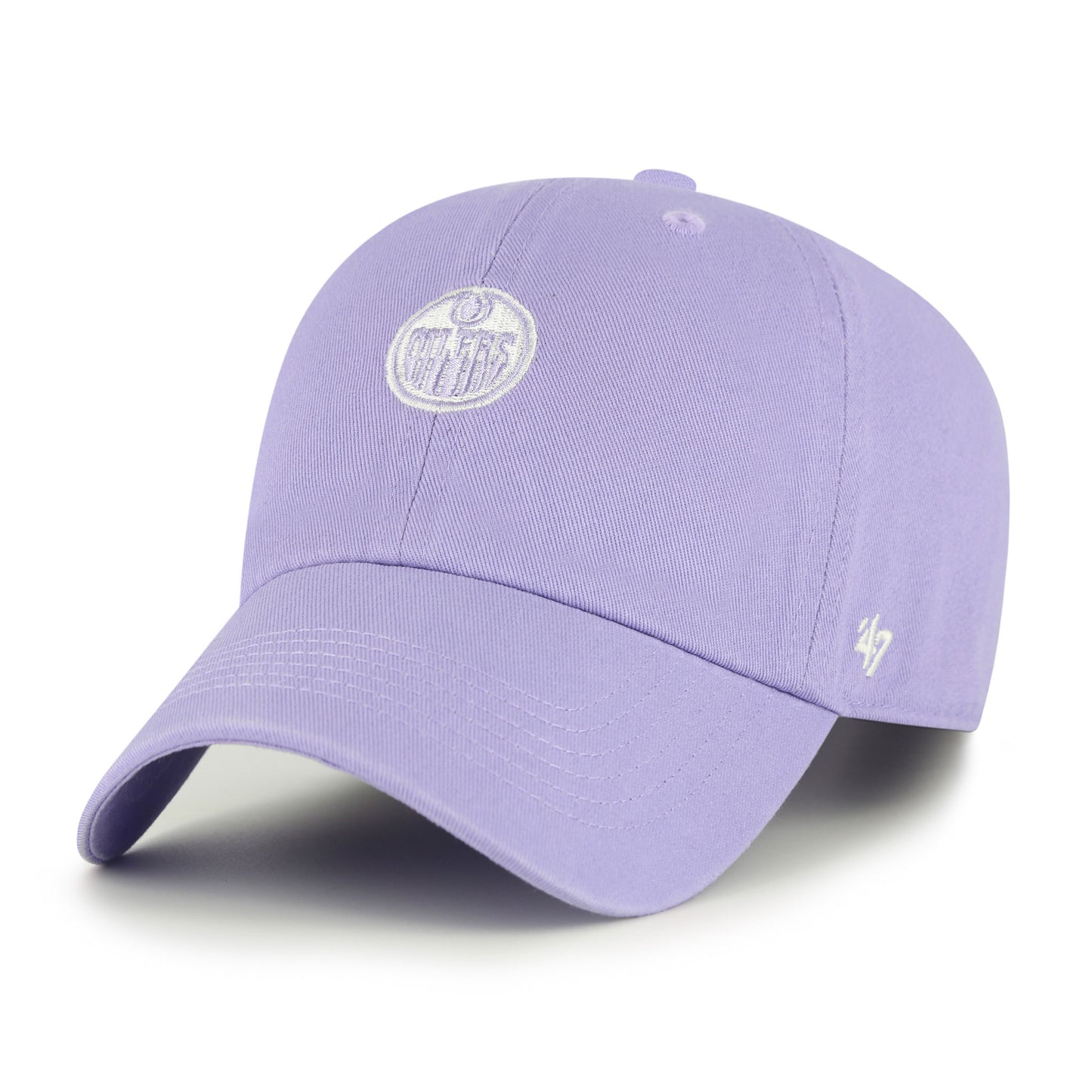 Women's Edmonton Oilers '47 Clean Up Cap – Gelato Dusk Adjustable Dad Hat
