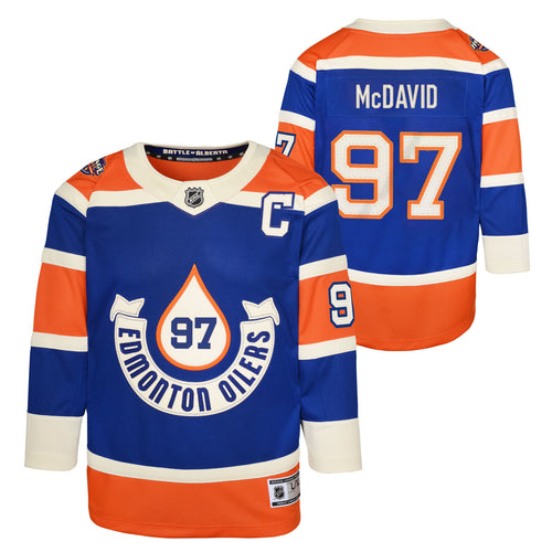 Connor McDavid Edmonton Oilers Youth Home Replica Player Jersey - Royal