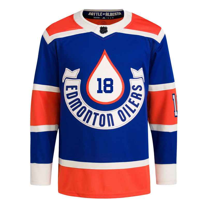 Zach Hyman Edmonton Oilers adidas Authentic Heritage Classic Jersey