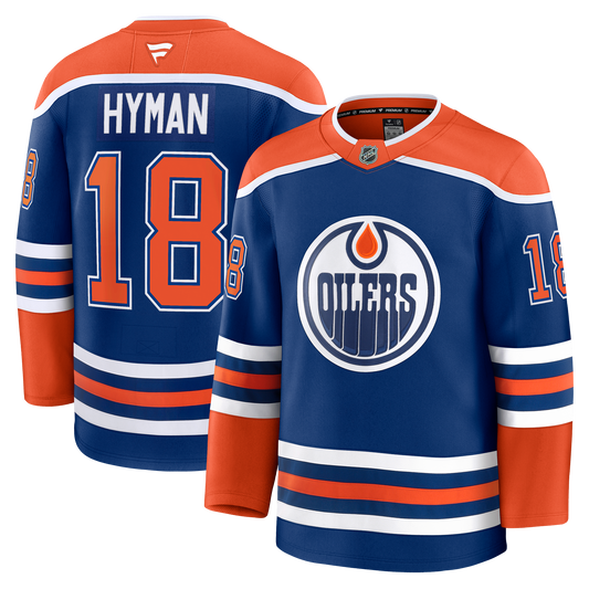 Zach Hyman Edmonton Oilers Fanatics Home Premium Player Jersey - Royal