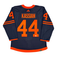 Zack Kassian Signed Edmonton Oilers Navy Third adidas Pro Jersey