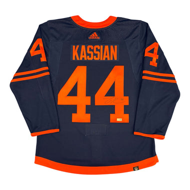 Zack Kassian Signed Edmonton Oilers Navy Third adidas Pro Jersey