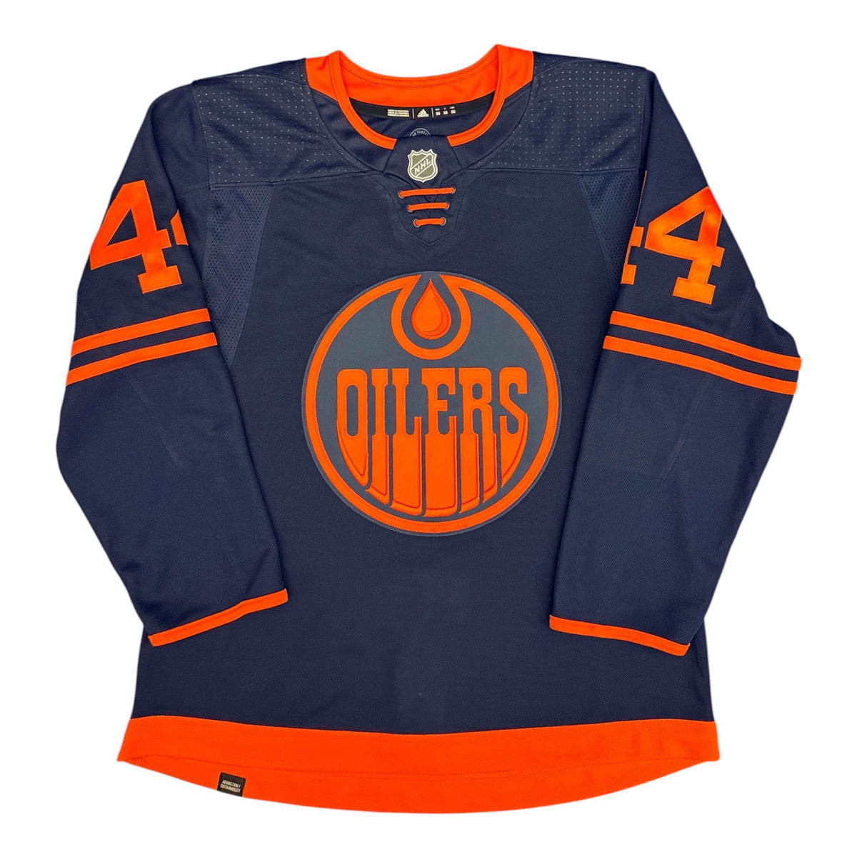 Zack Kassian Signed Edmonton Oilers Navy Third adidas Pro Jersey
