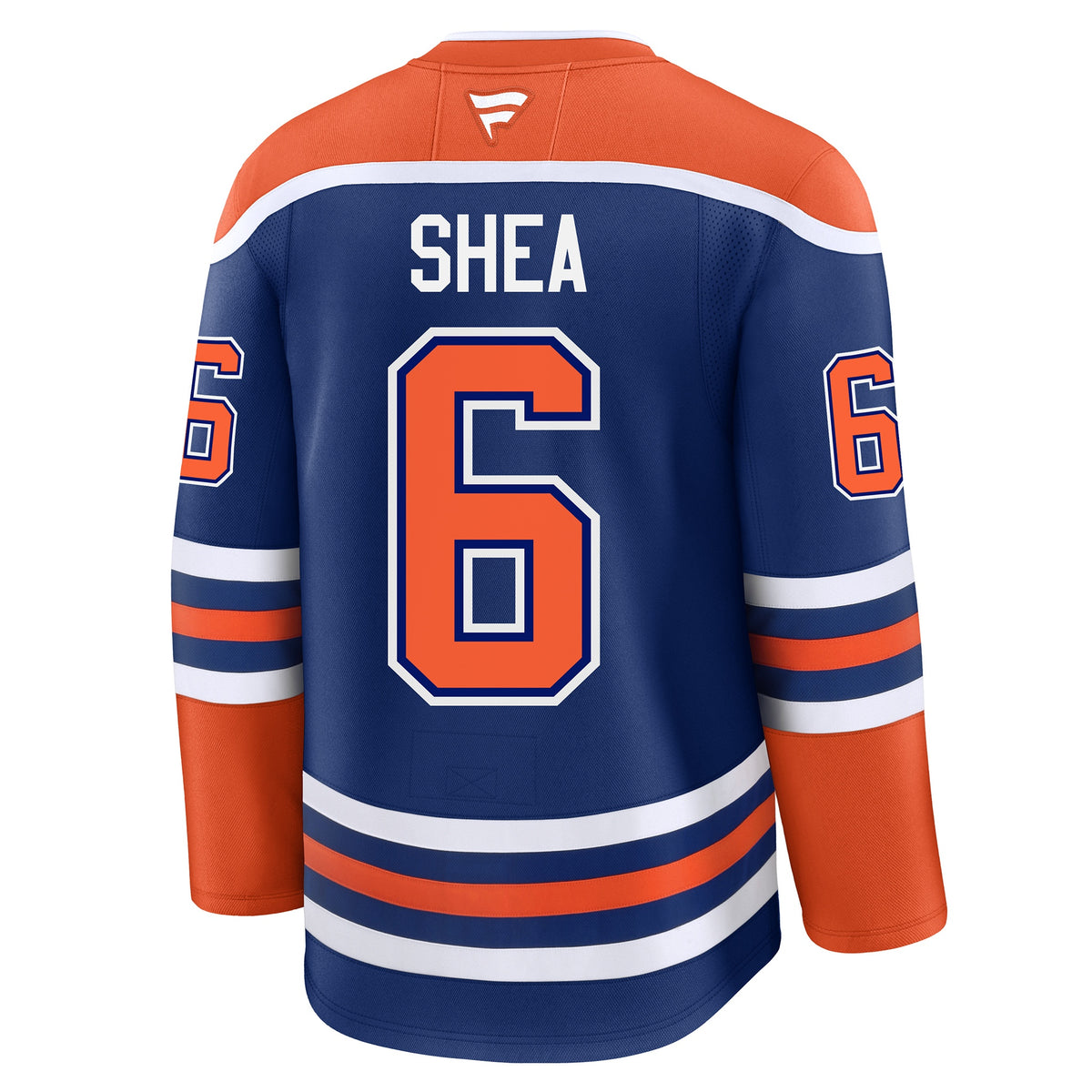 Ryan Shea Edmonton Oilers Autographed Fanatics Home Royal Premium Jersey