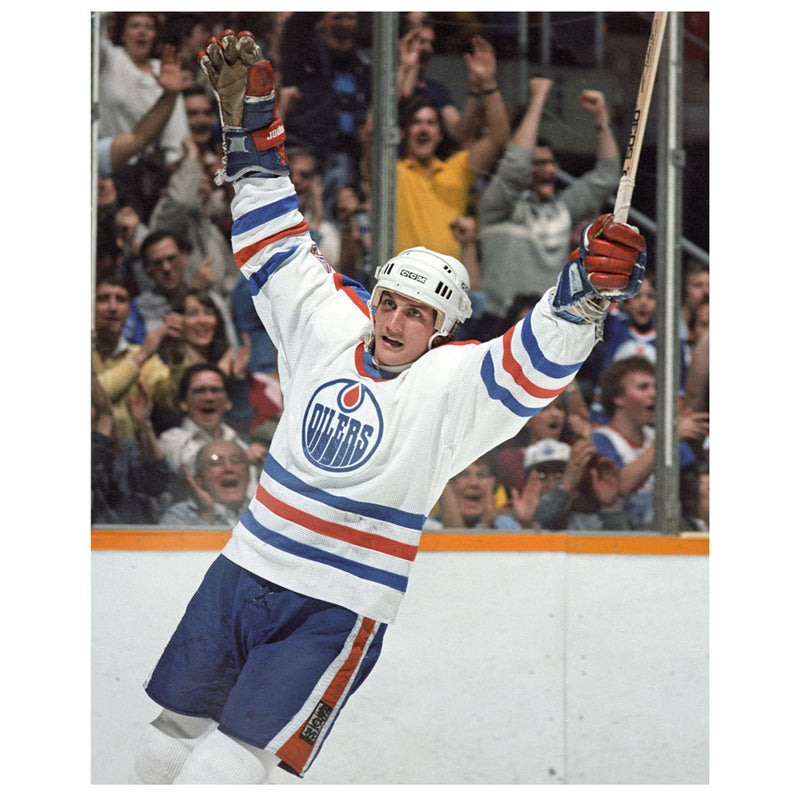 Kevin McClelland Edmonton Oilers Autographed Home Celebration 8x10 Photo