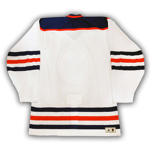 Grant Fuhr Edmonton Oilers Autographed adidas White Pro Vintage Jersey