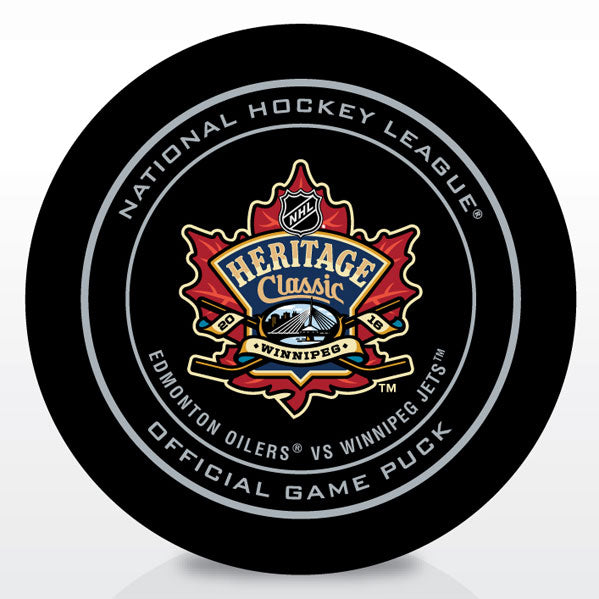 Grant Fuhr 2016 Heritage Classic Autographed Game Puck