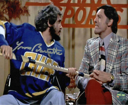 Yvon Barrette as Denis Lemieux - Spearing Demonstration - Signed 8x10 Photo