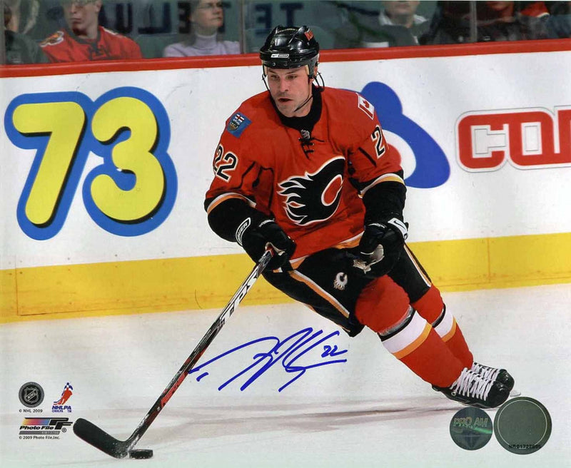 Daymond Langkow Calgary Flames Autographed 8x10 Photo