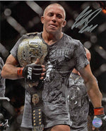 Georges St-Pierre Autographed 11x14 Photo