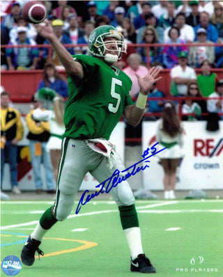 Kent Austin Saskatchewan Roughriders Autographed 8x10 Photo