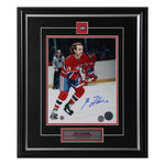 Guy Lafleur Signed Montreal Canadiens Charging Up Ice 11x14 Photo