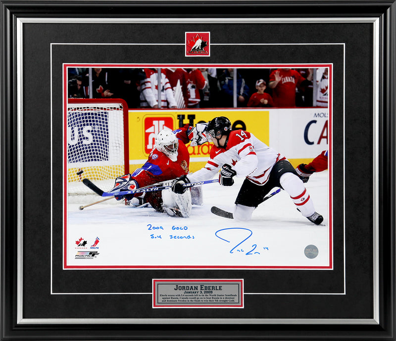 Jordan Eberle Team Canada Autographed/Inscribed 11x14 Photo