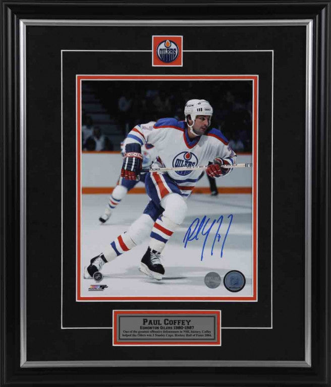 Paul Coffey Edmonton Oilers Autographed 8x10 Photo