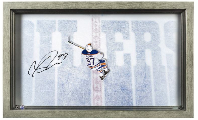 Connor McDavid Edmonton Oilers Autographed Acrylic Display