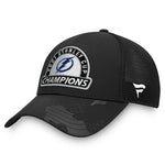 Tampa Bay Lightning Authentic Locker Room 2021 Stanley Cup Champions Trucker Hat