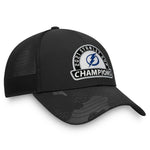 Tampa Bay Lightning Authentic Locker Room 2021 Stanley Cup Champions Trucker Hat