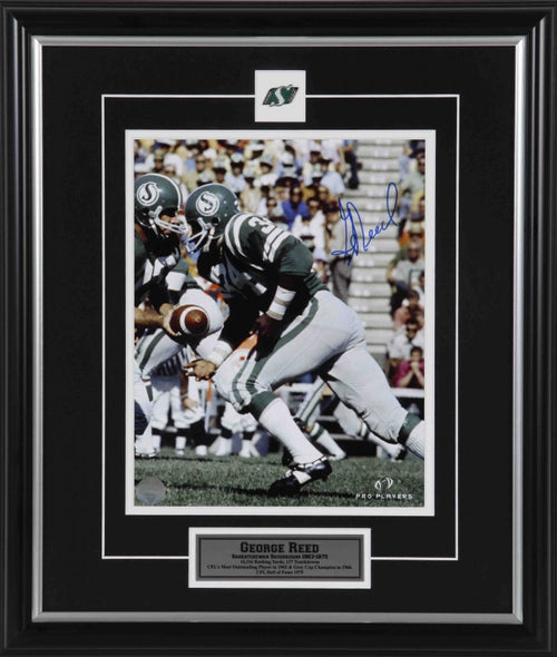 George Reed Saskatchewan Roughriders Autographed 11x14 Photo