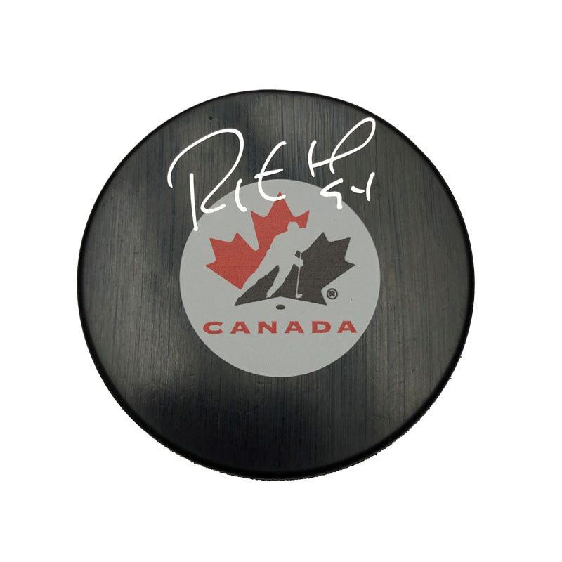 Ryan Smyth Team Canada Autographed Puck