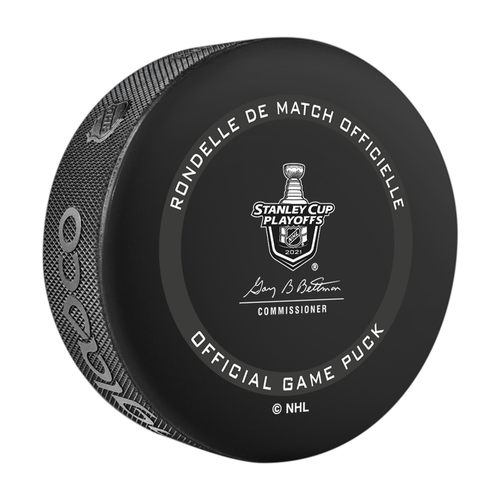 Edmonton Oilers Official 2021 Stanley Cup Playoffs NHL Game Puck