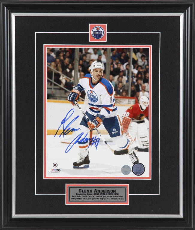 Glenn Anderson Edmonton Oilers Autographed 8x10 Photo
